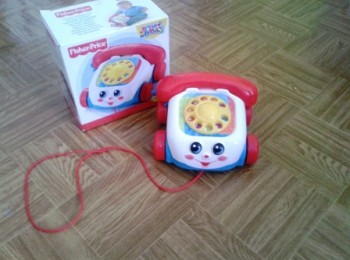 Fisher Price Tahací telefon